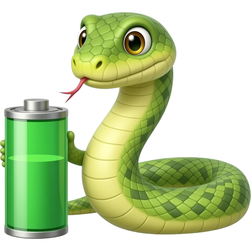 🐍🔋 emoji