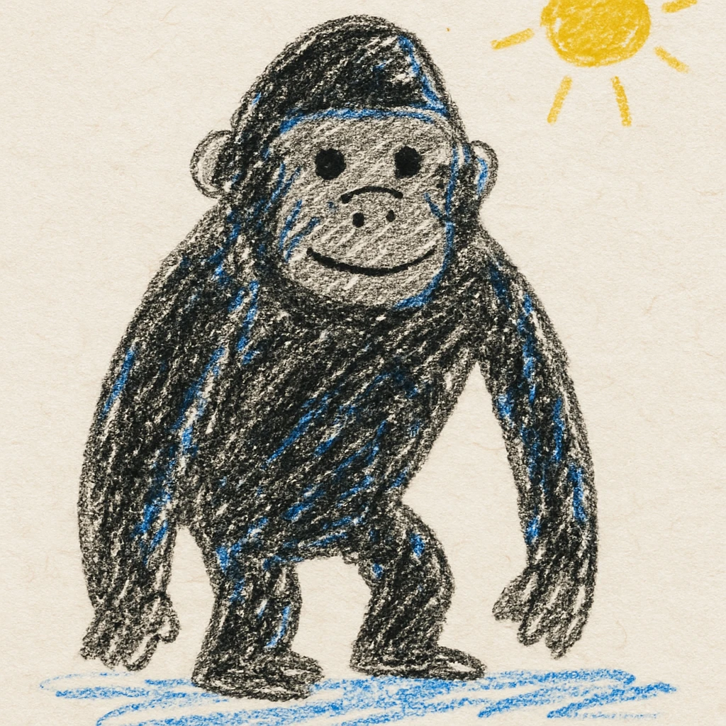 Gorilla emoji