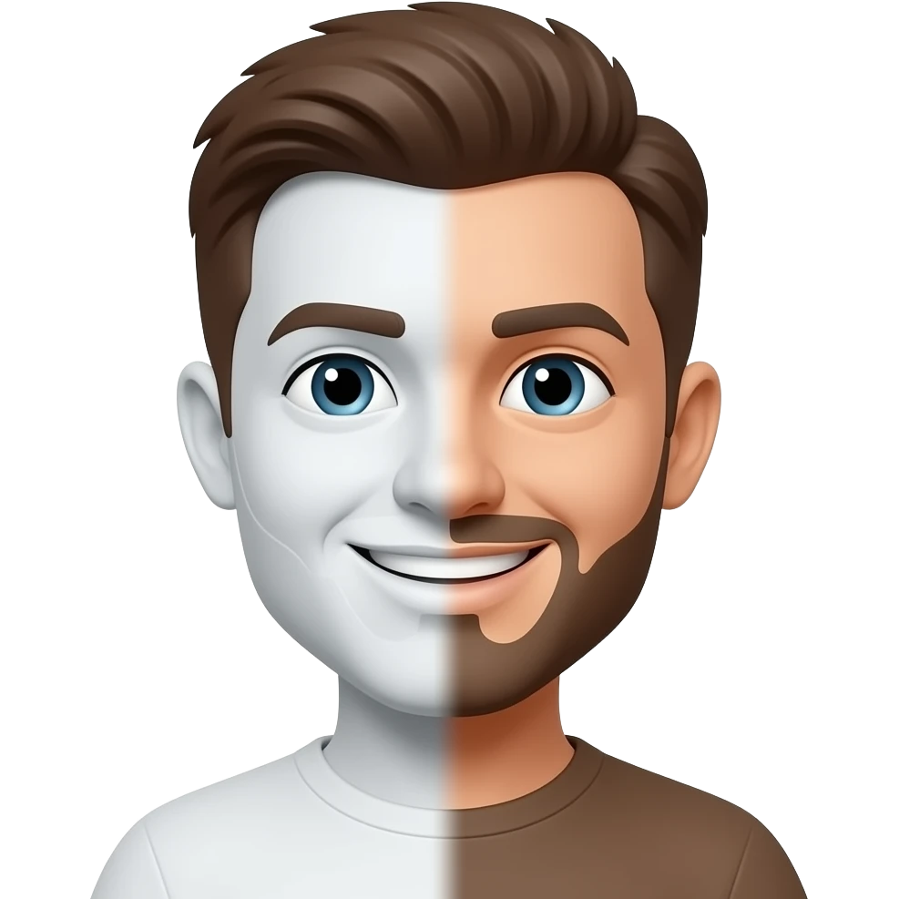 Quiero que el emoji se valla poninedo tblanco y luego regrese a su color original emoji