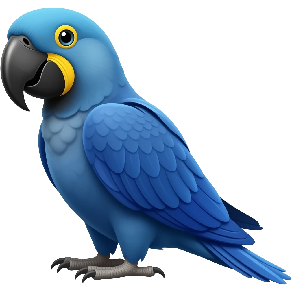 Arara azul emoji