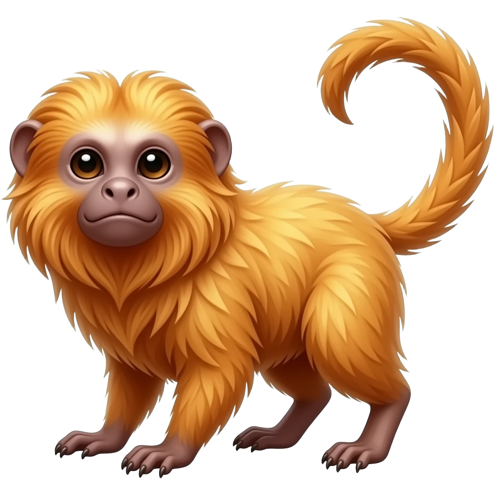 Small Brazilian Golden Lion Tamarin emoji