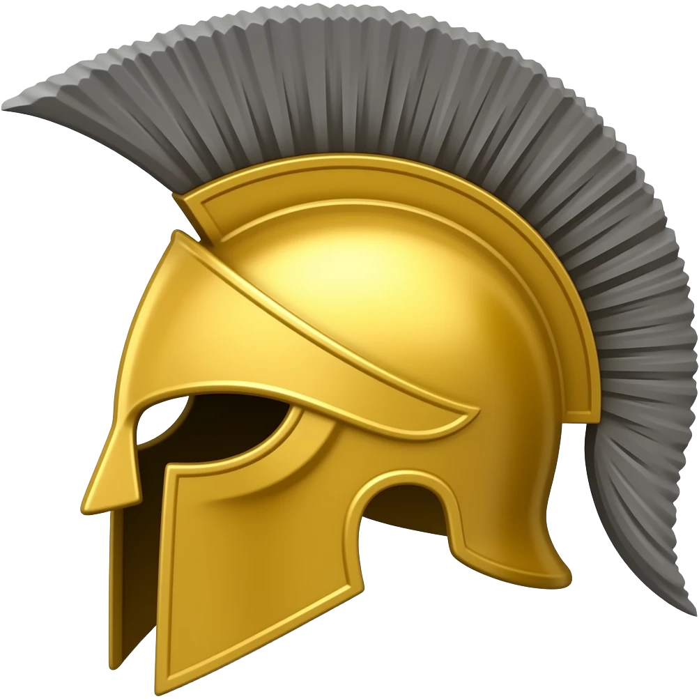 Spartan helmet emoji