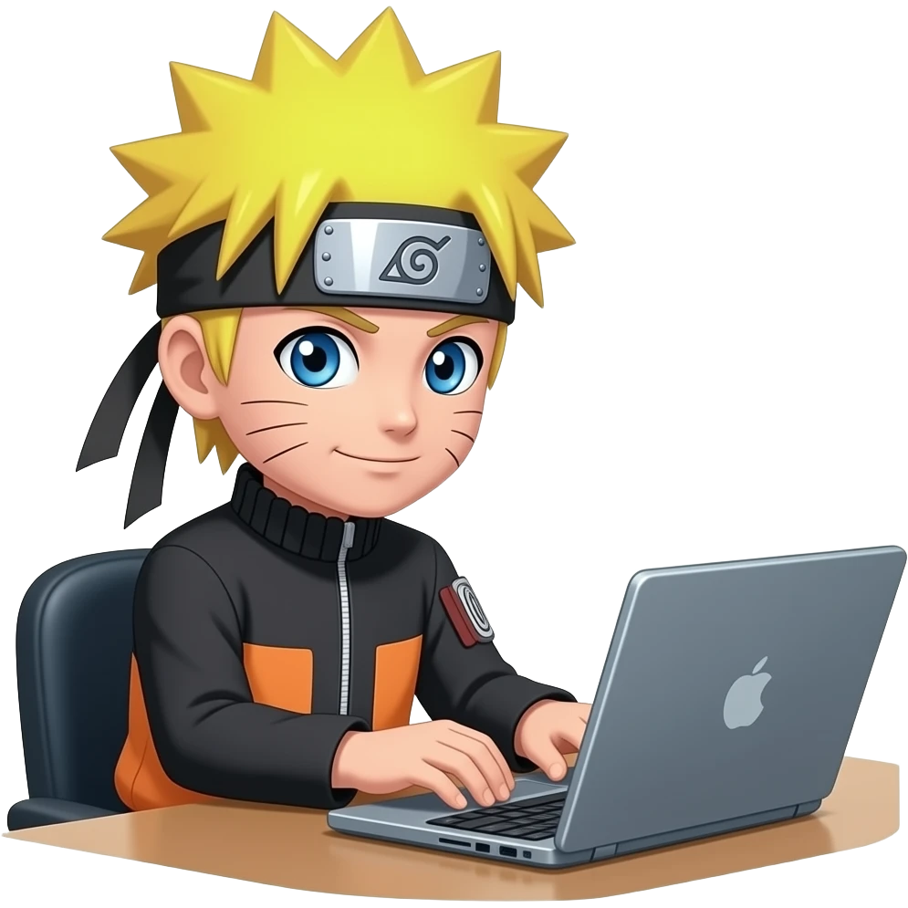 NARUTO ON LAPTOP emoji