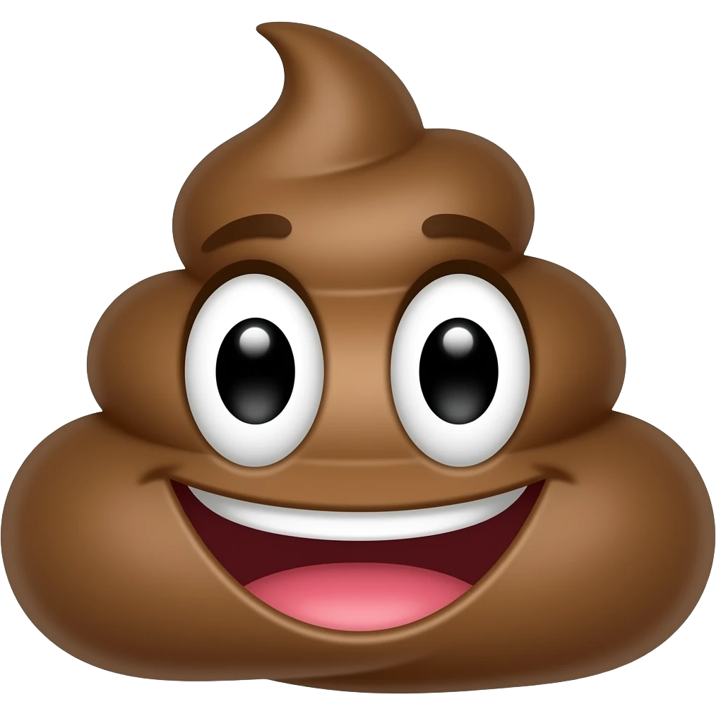 Happy poop emoji