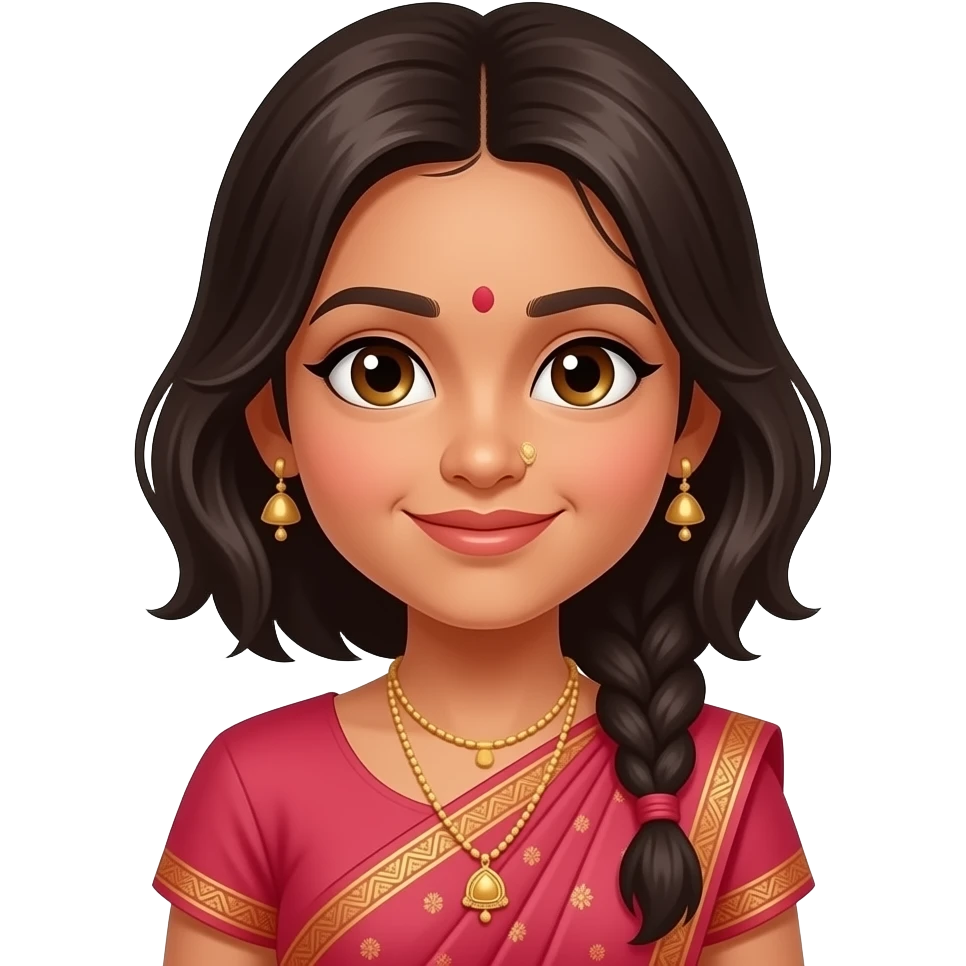A indian gir emoji