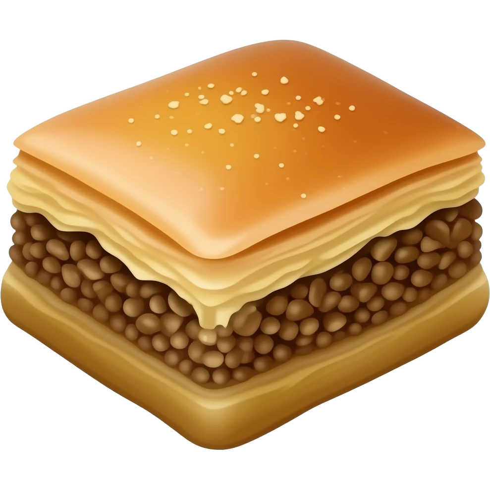 baklavanın gerçekçi halini emoji yaparmisin emoji
