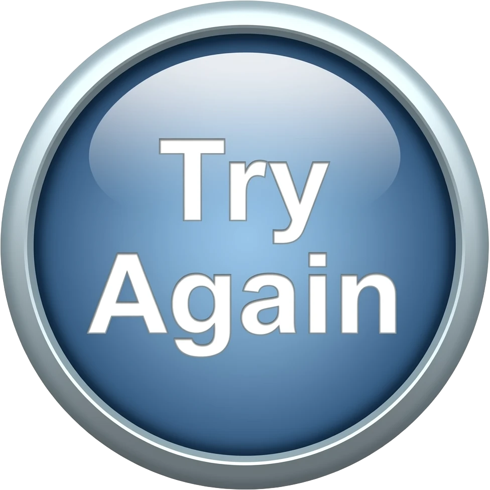 button with text "Try Again" emoji