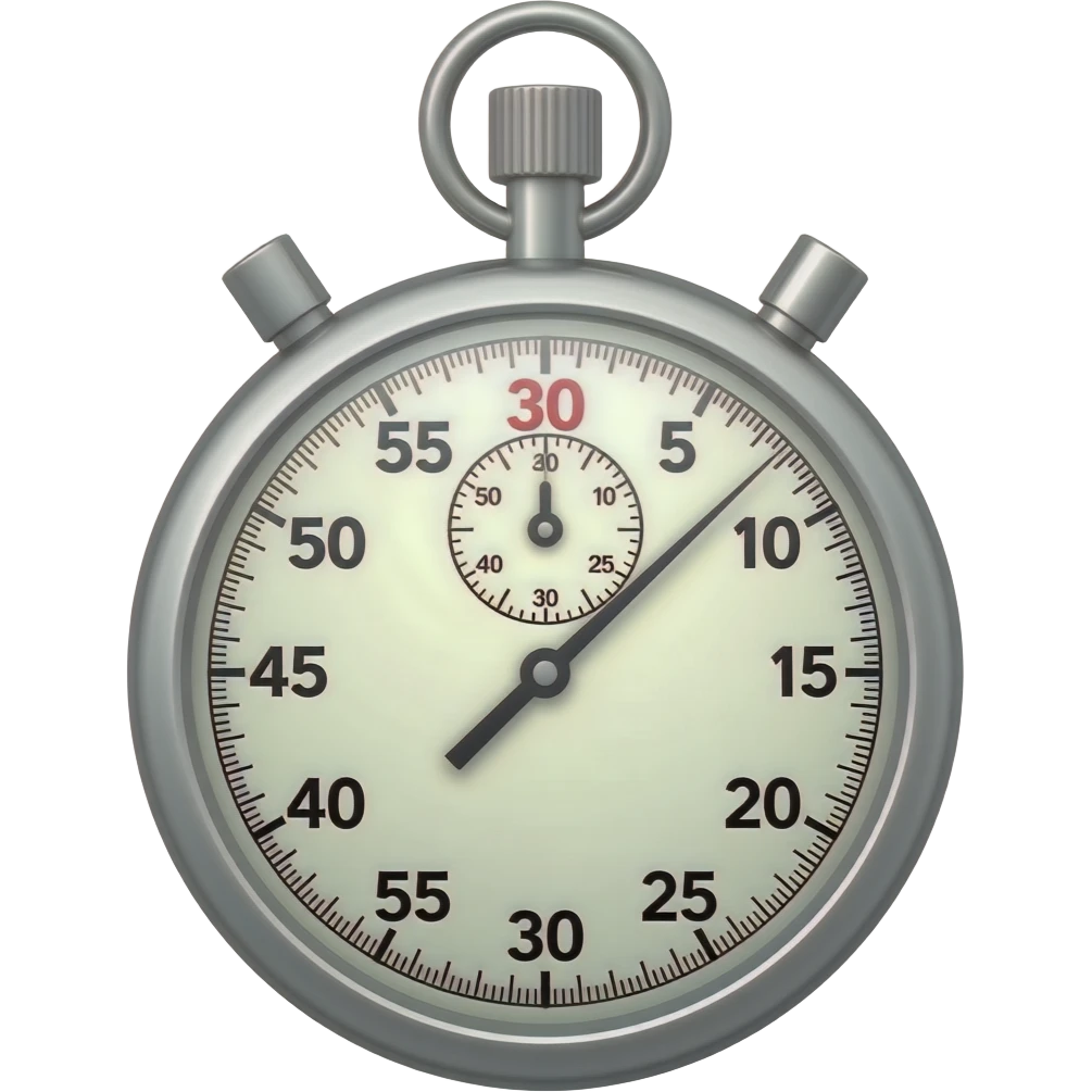 Stopwatch emoji
