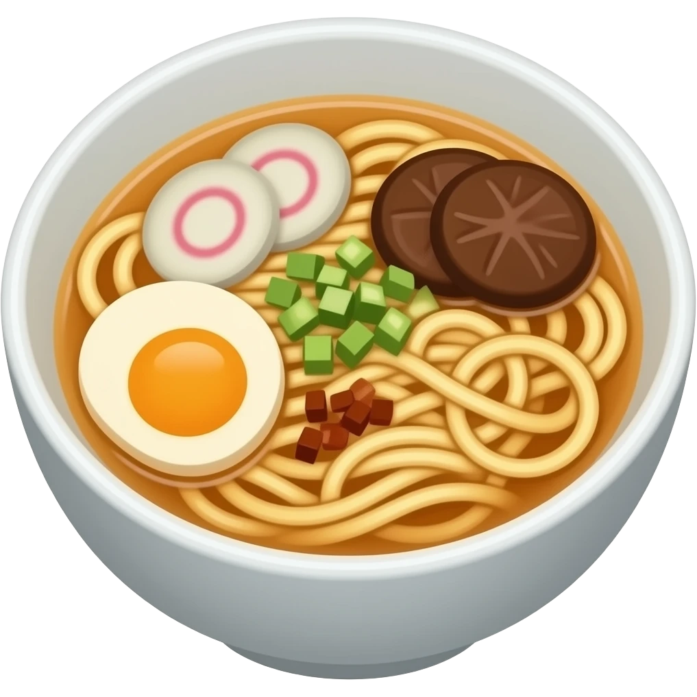 bowl of ramen emoji