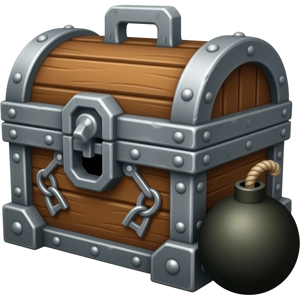warhammer chest with trap big bomb emoji