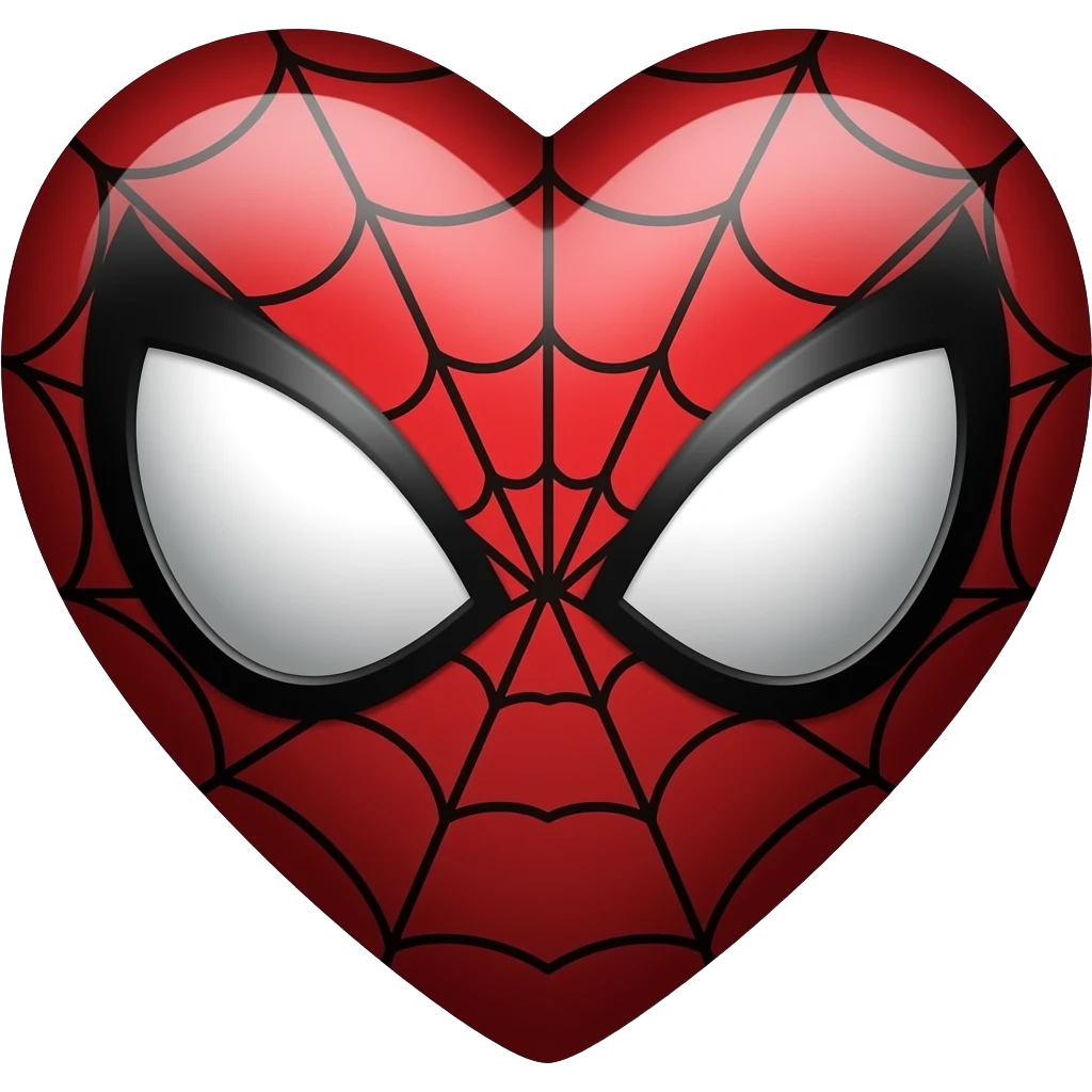 spiderman heart emoji