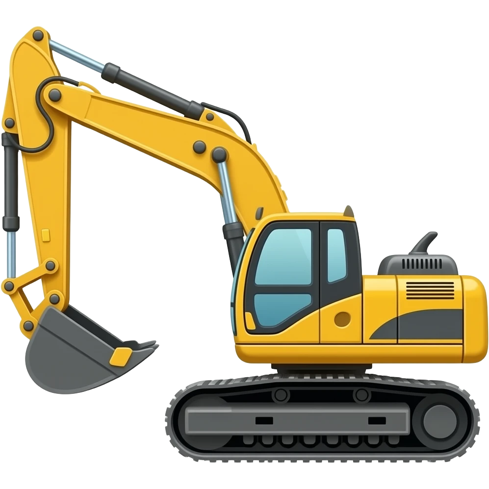 Create an emoji that represents an escavator emoji