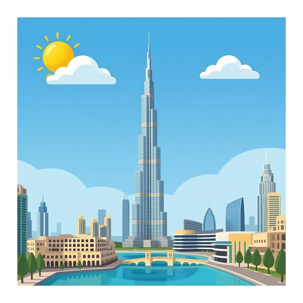 twin burj Khalifa emoji