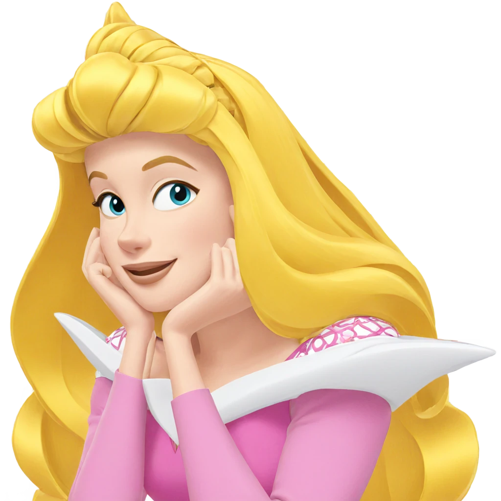 smiling princess with blonde hair emoji