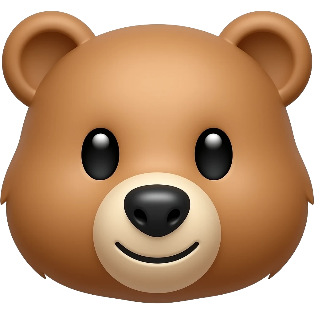 bear emoji face emoji