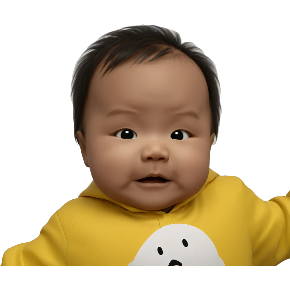 child in yellow raincoat emoji