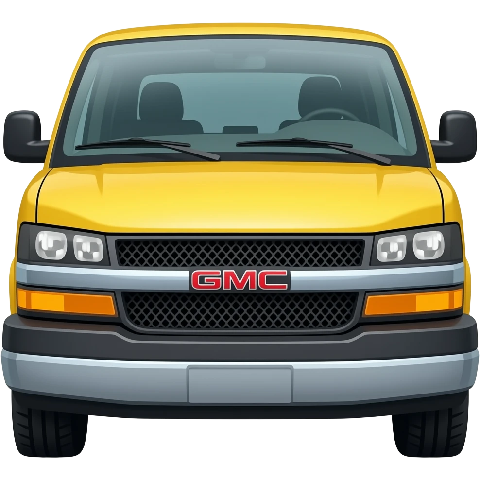 GMC Van Yellow emoji