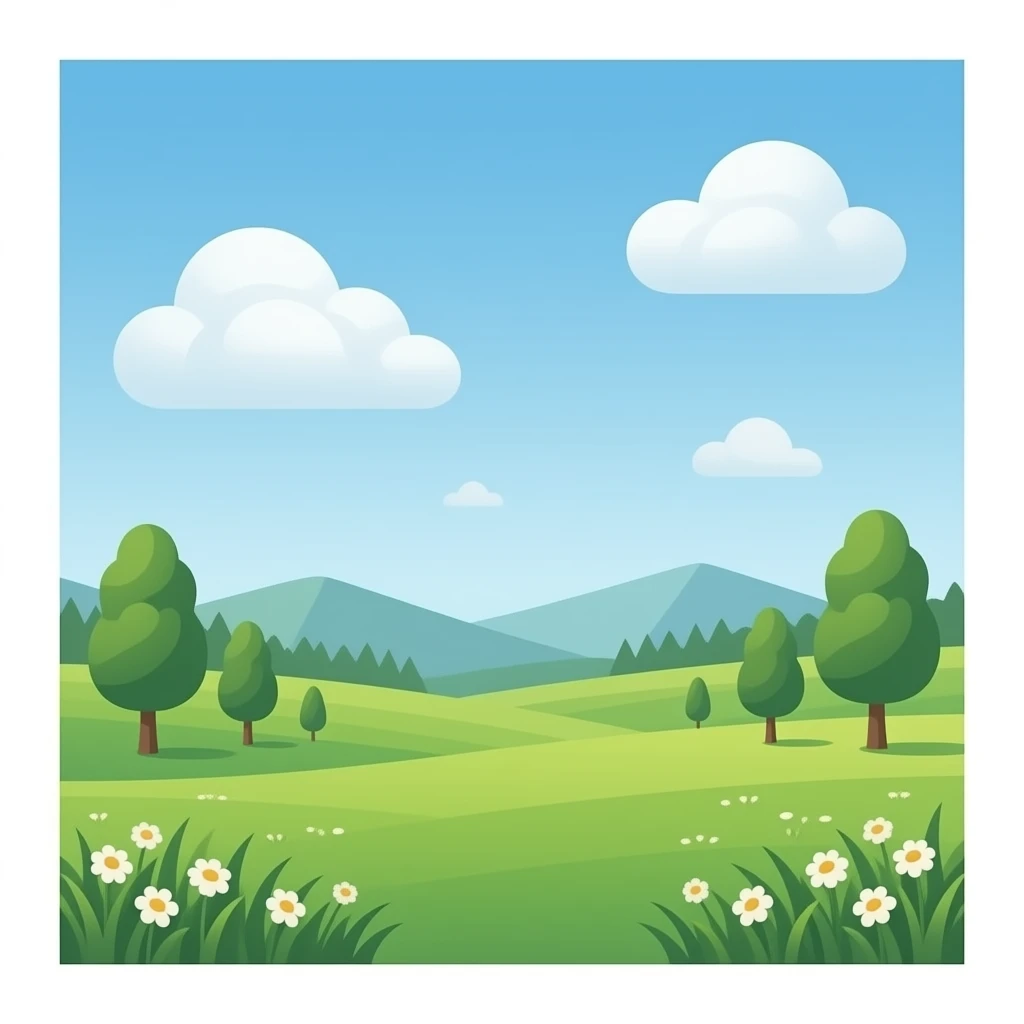 Natureza com dia nublado emoji