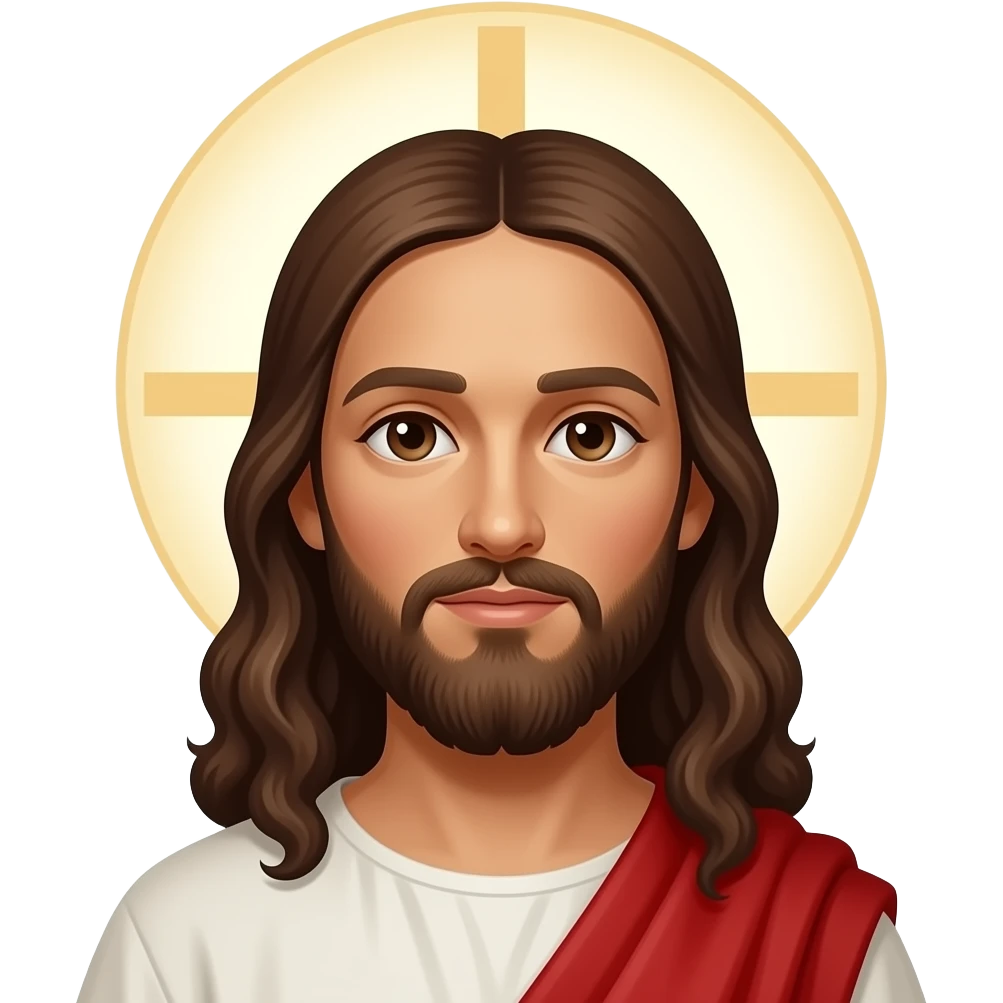 Black Jesus heals emoji