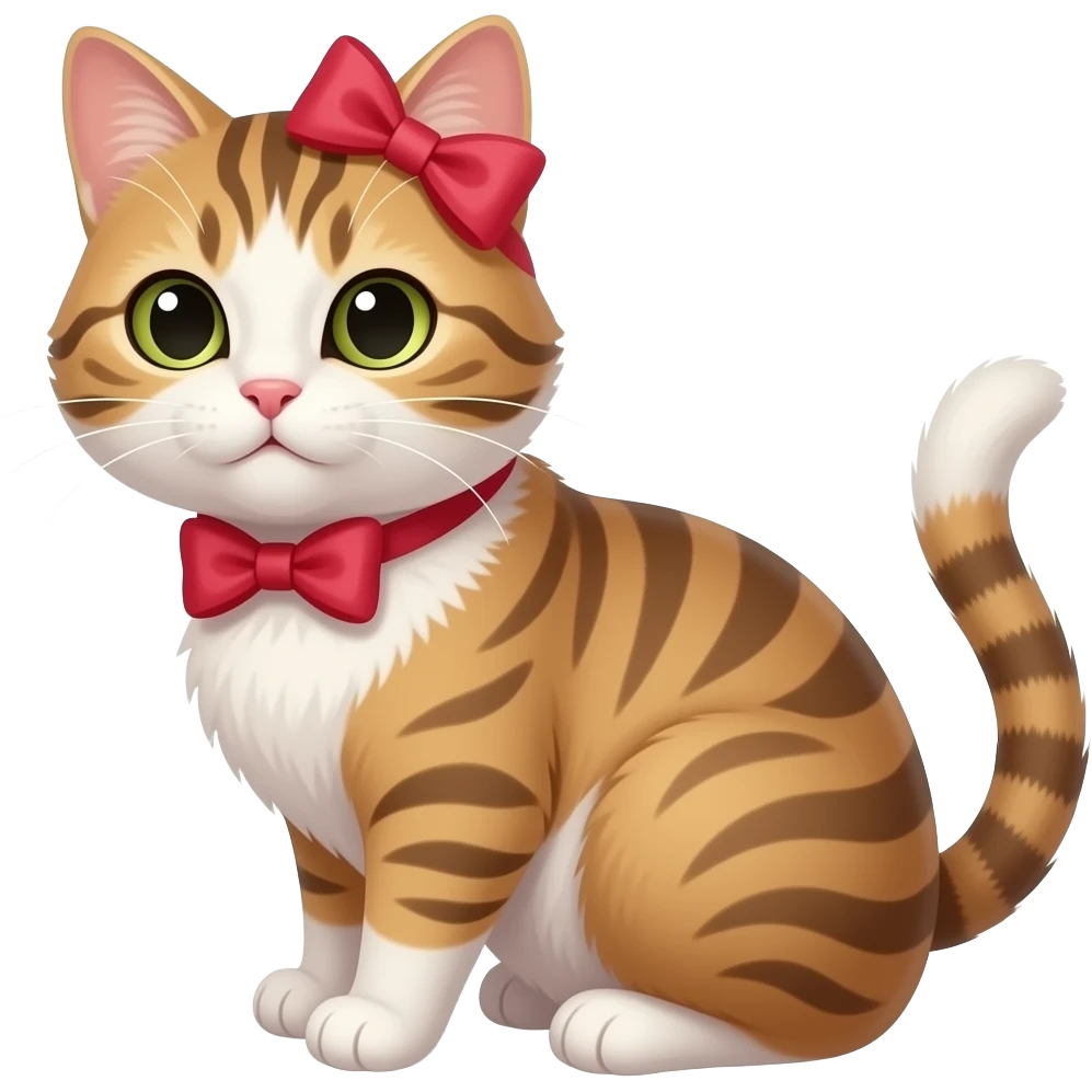 Gatti con / fiocchi emoji