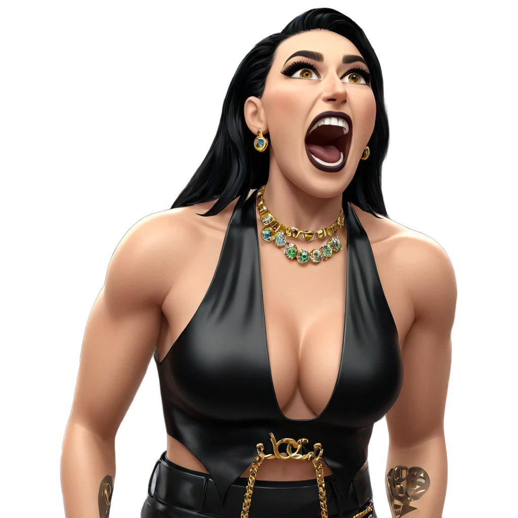 girl with car and jewelry emoji