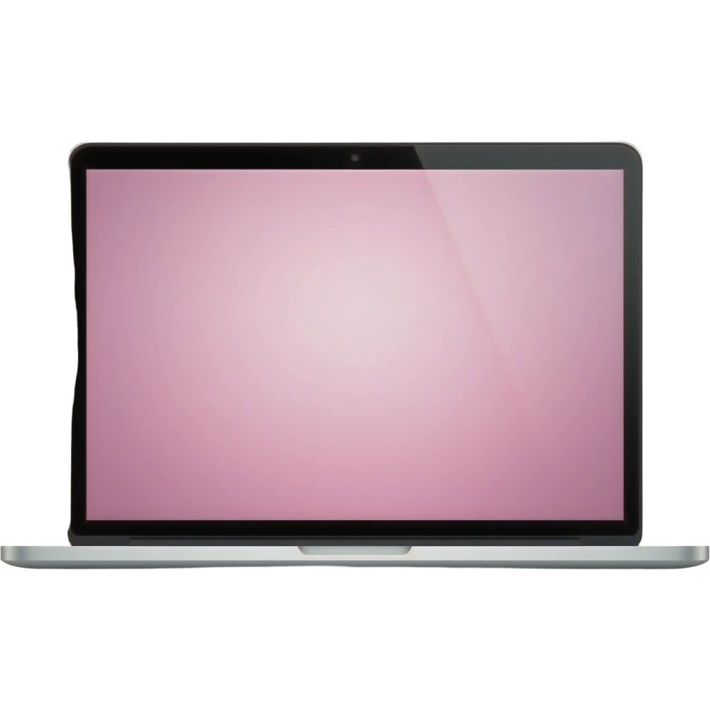 Light pink aura wallpaper on macbook emoji