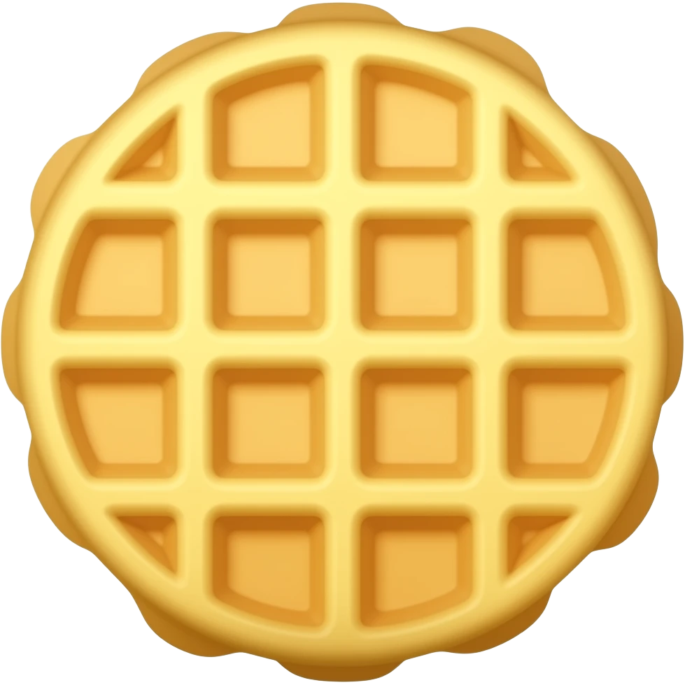 Eggo waffle emoji