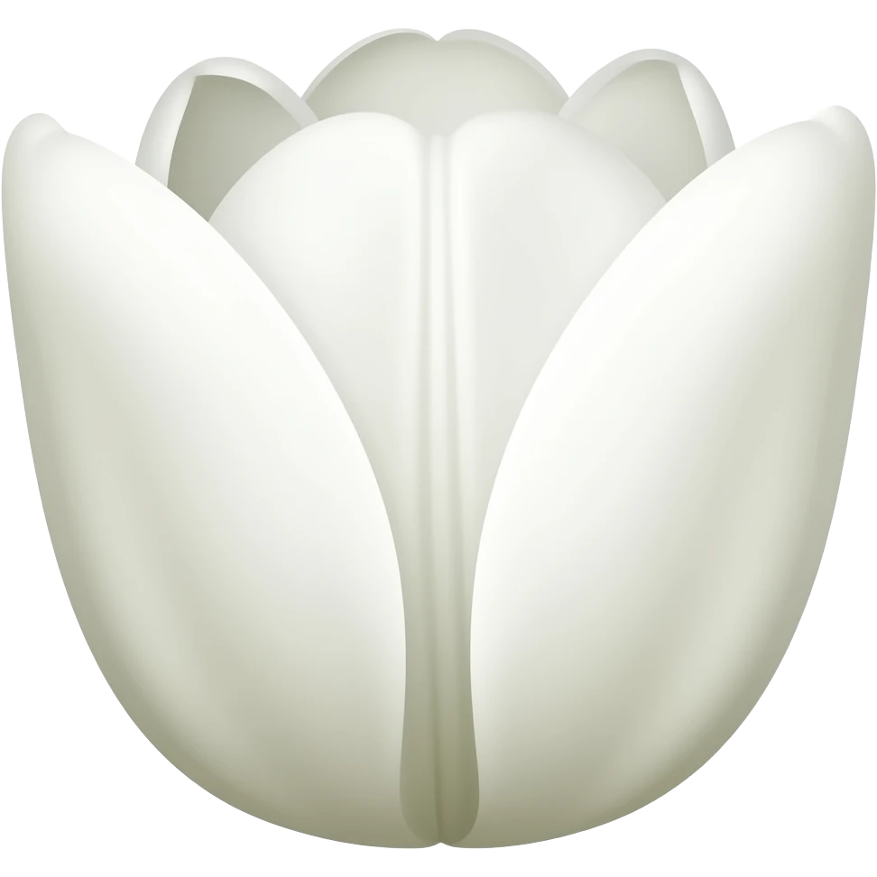 White tulip emoji