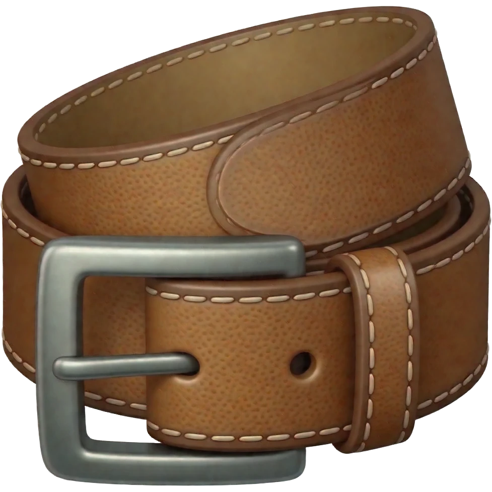 leather belt emoji