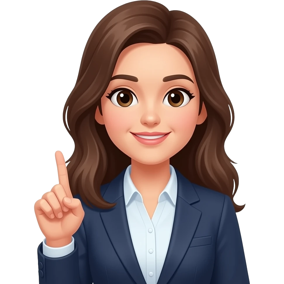 women presenting gesture emoji