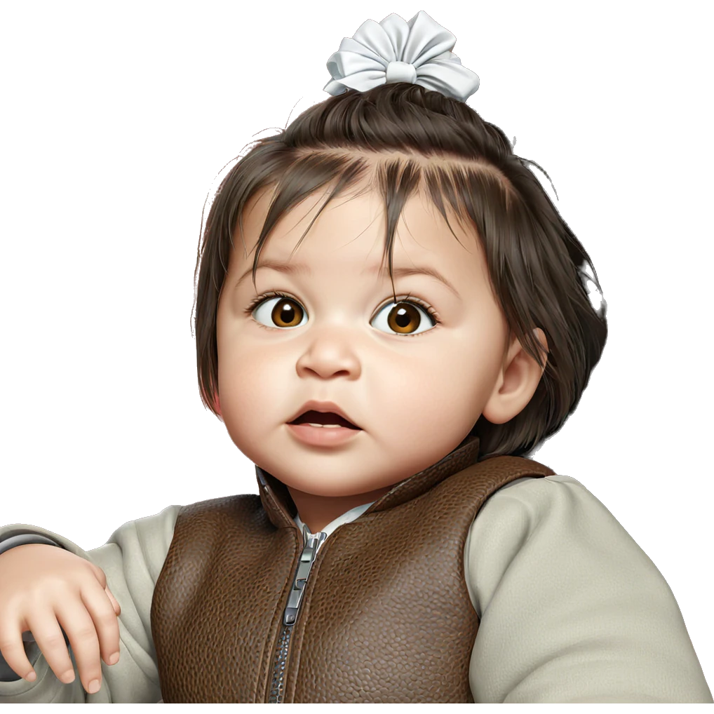 realistic portrait of a girl emoji