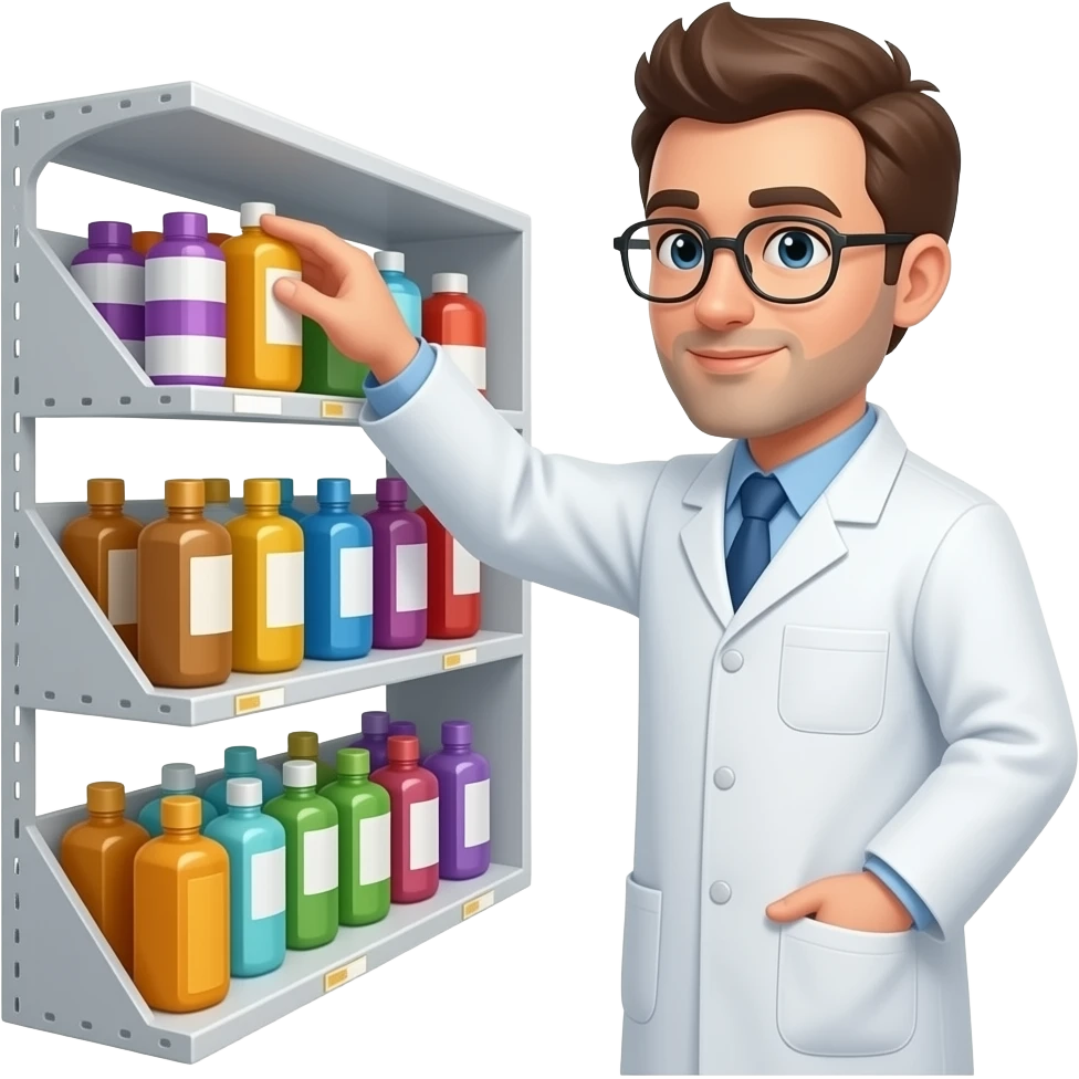 man working in shop emoji