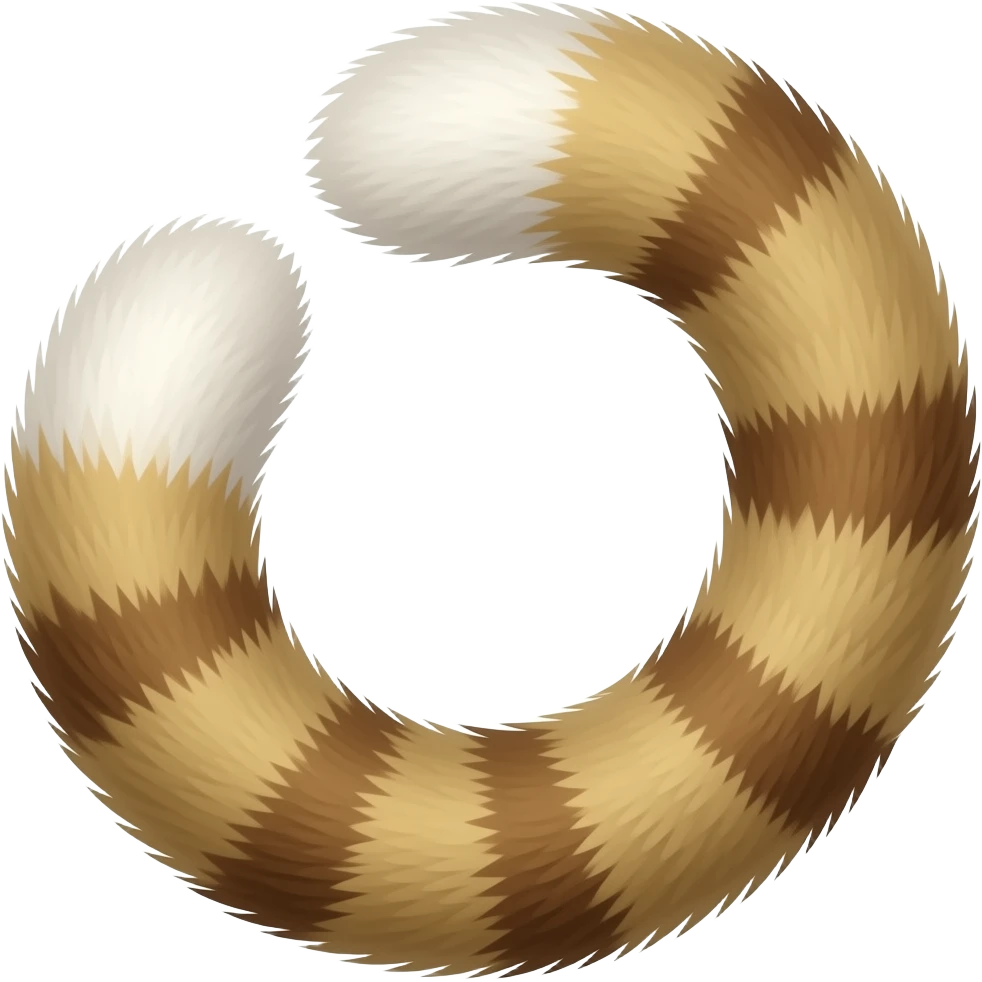 Cat tail emoji