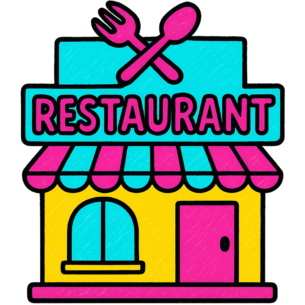 un restaurant emoji