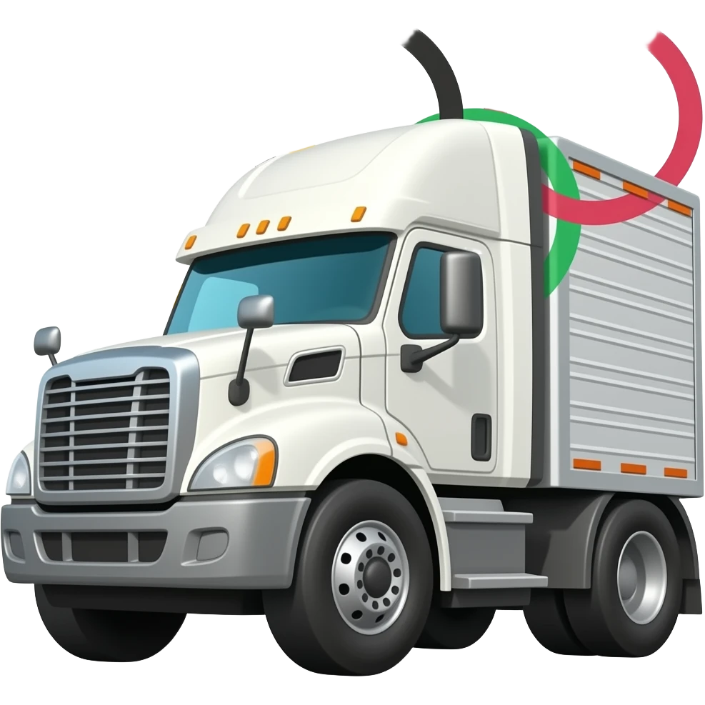 semi-truck  olympics emoji
