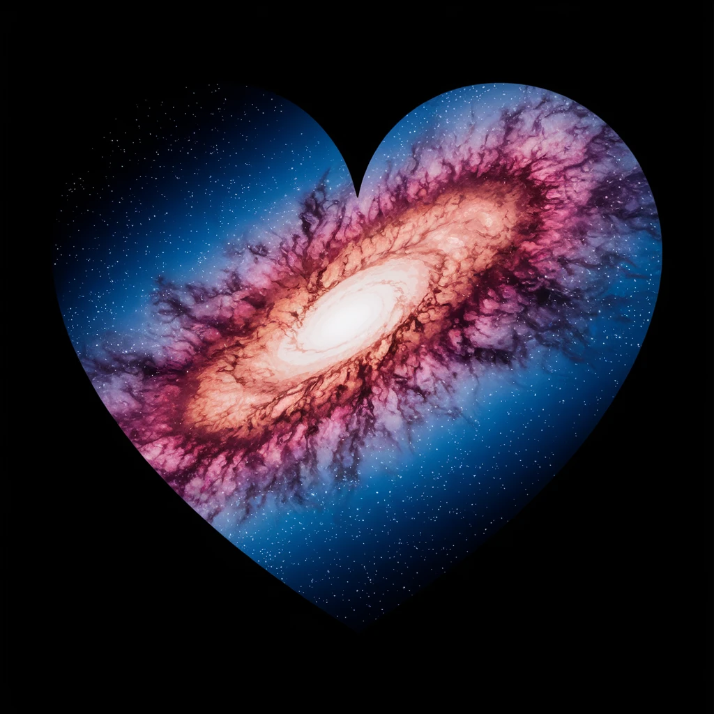 heart with a galaxy pattern emoji