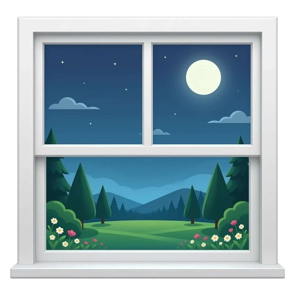 second floor with window emoji