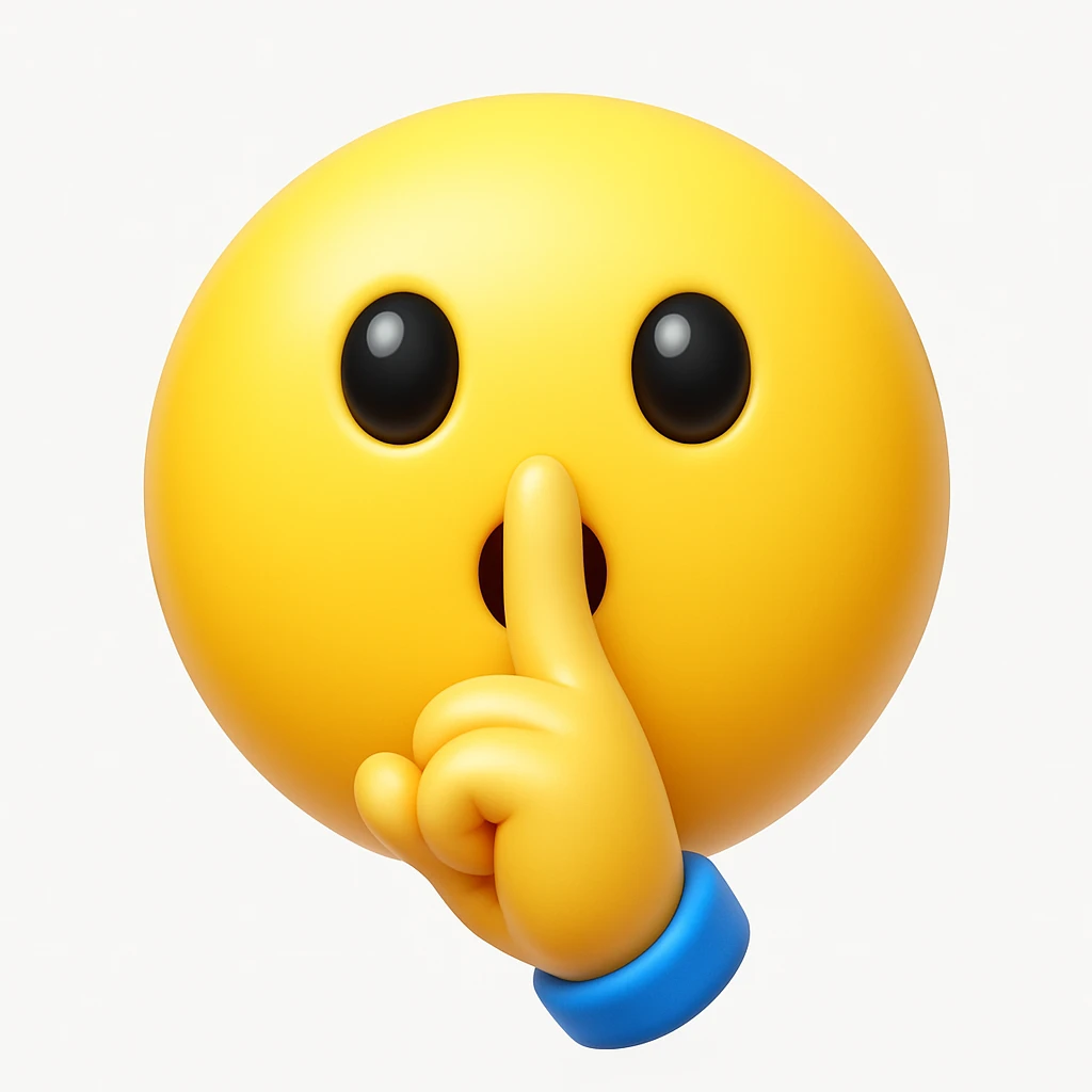 Convert the uploaded image into a 3D Apple-style emoji — preserve the key shapes, colors, and overall composition of the original image. Simplify the forms into clean, rounded cartoon-style elements while keeping the subject recognizable. Apply glossy textures, soft lighting, smooth shading, and render everything in Apple emoji style on a clean white background

 emoji