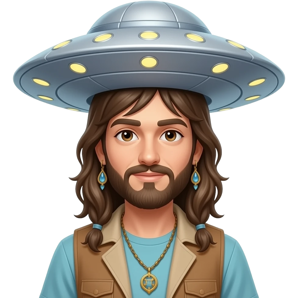 hippie ufo emoji