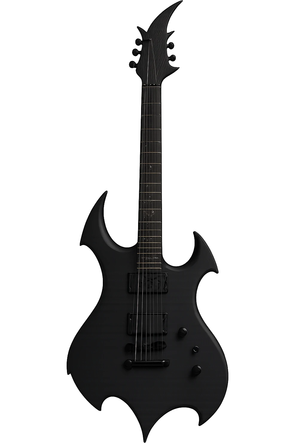 emo black electric guitar, no background emoji