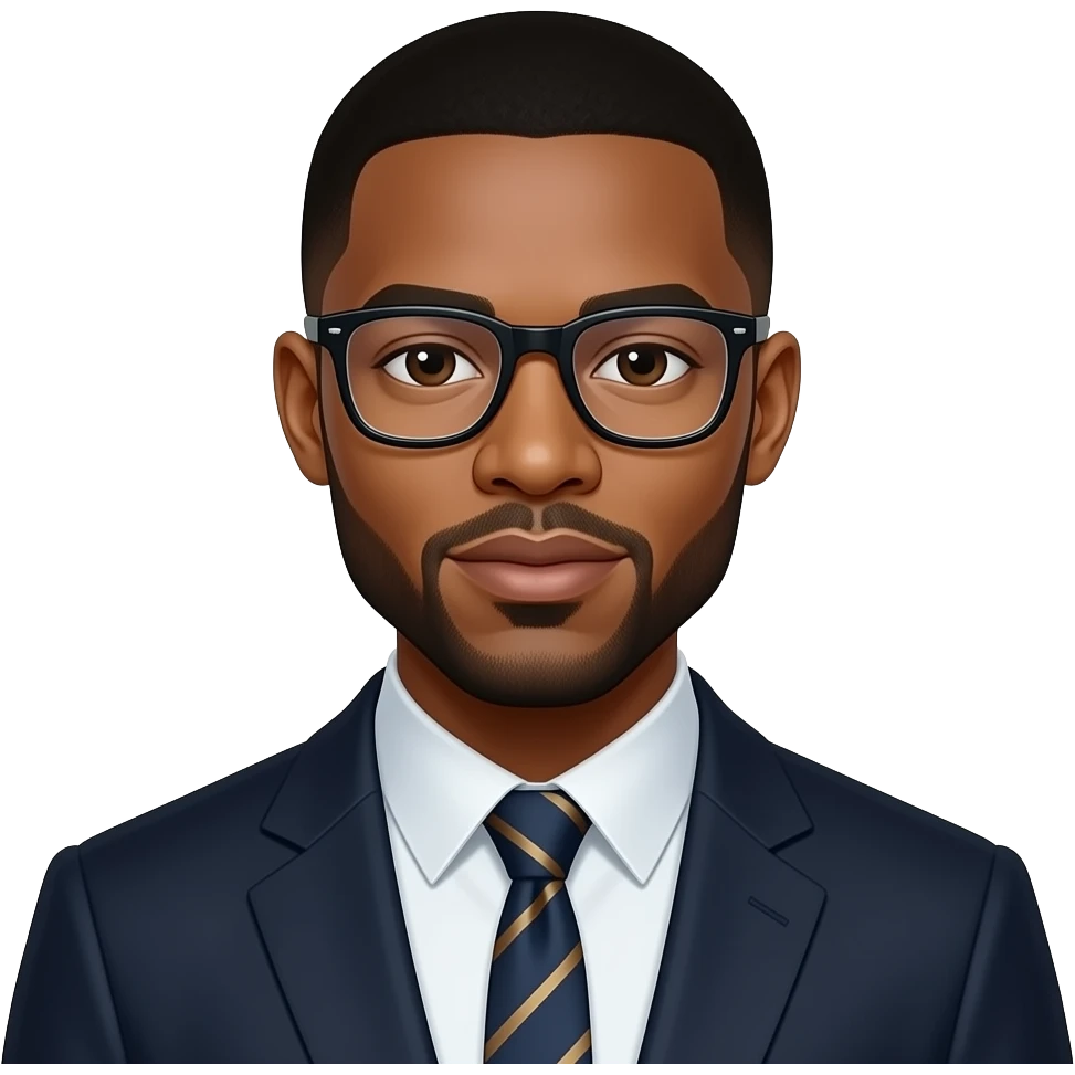 michael b. jordan with glasses emoji