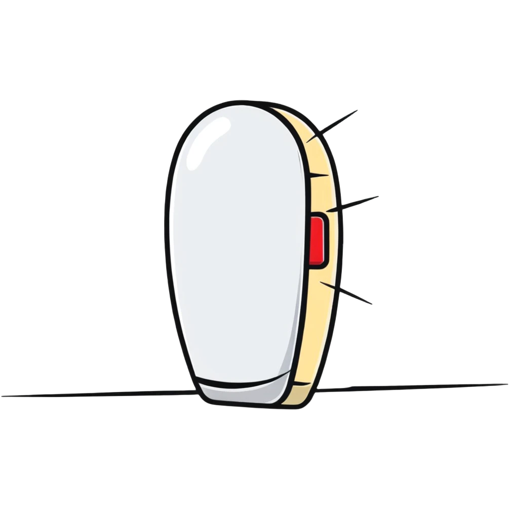 fun cartoon wall nail, simple and expressive emoji