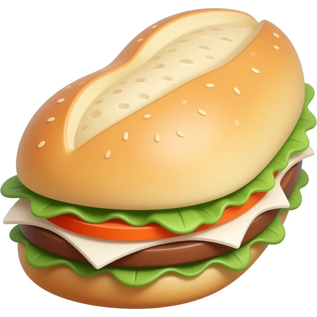 happy vietnamese banh mi sandwhich from vietnam emoji