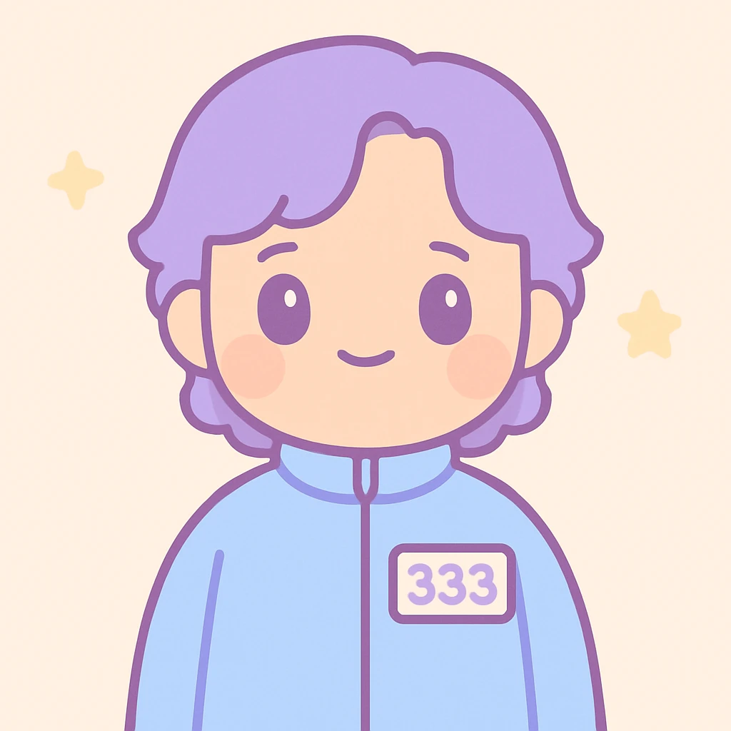 Player 333 From Squid Games  emoji