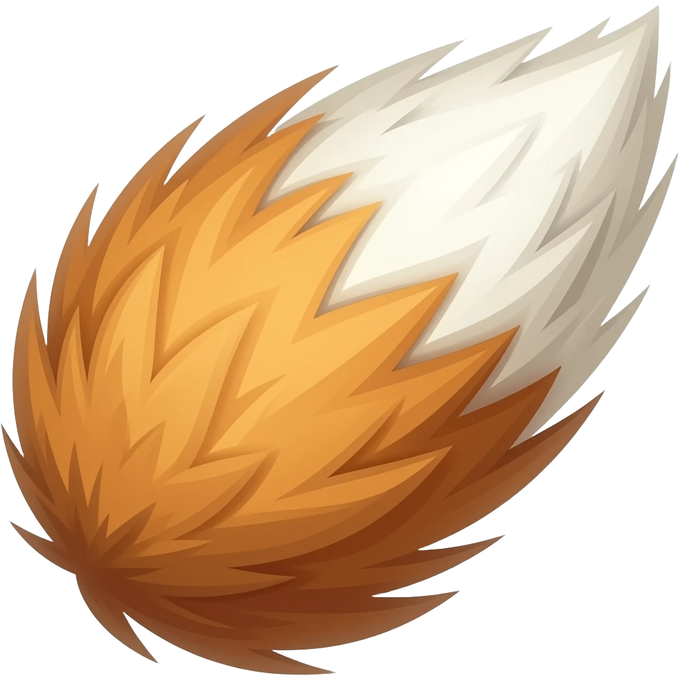 Fox tail emoji