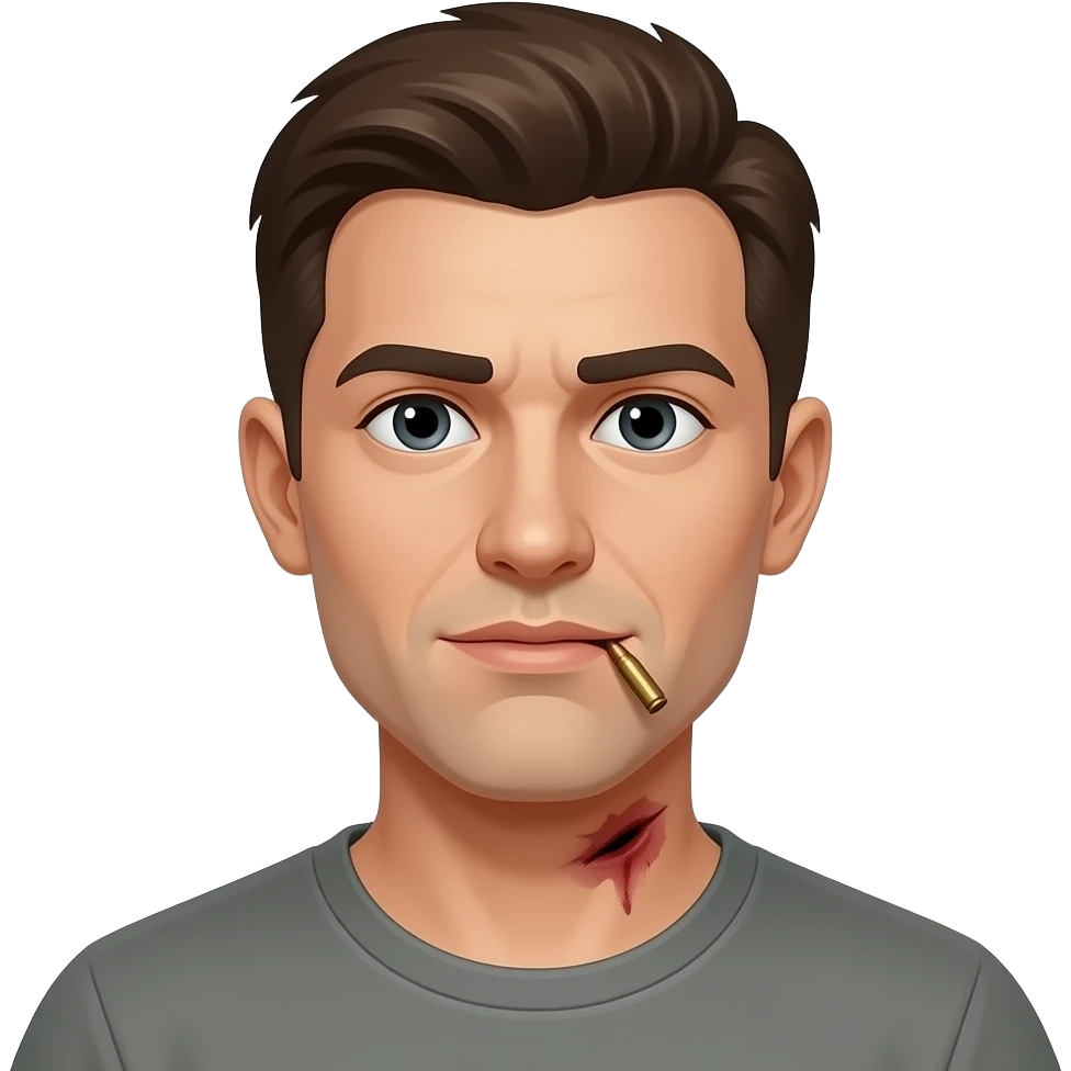 Shot in your throat emoji