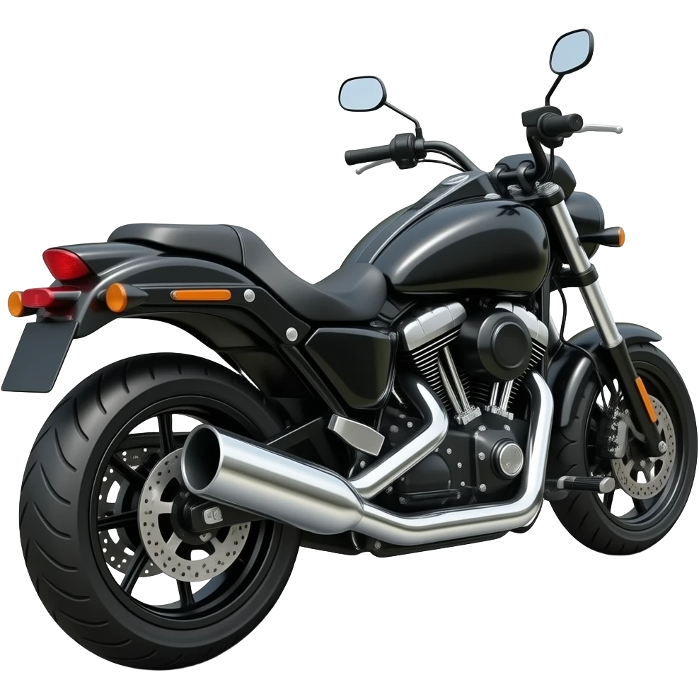 Splendor motorbike black colour emoji