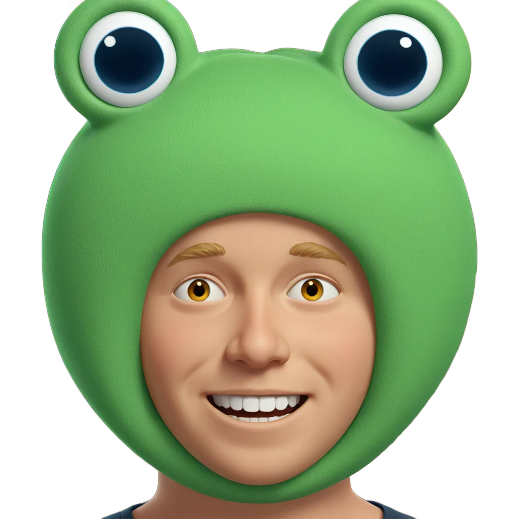 smiling boy in horror scene emoji