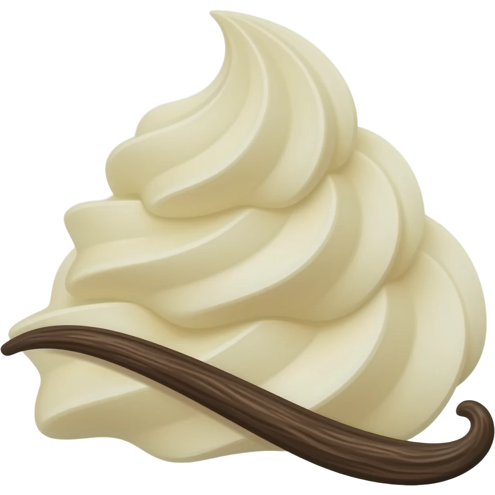 vanilla bean icecream emoji