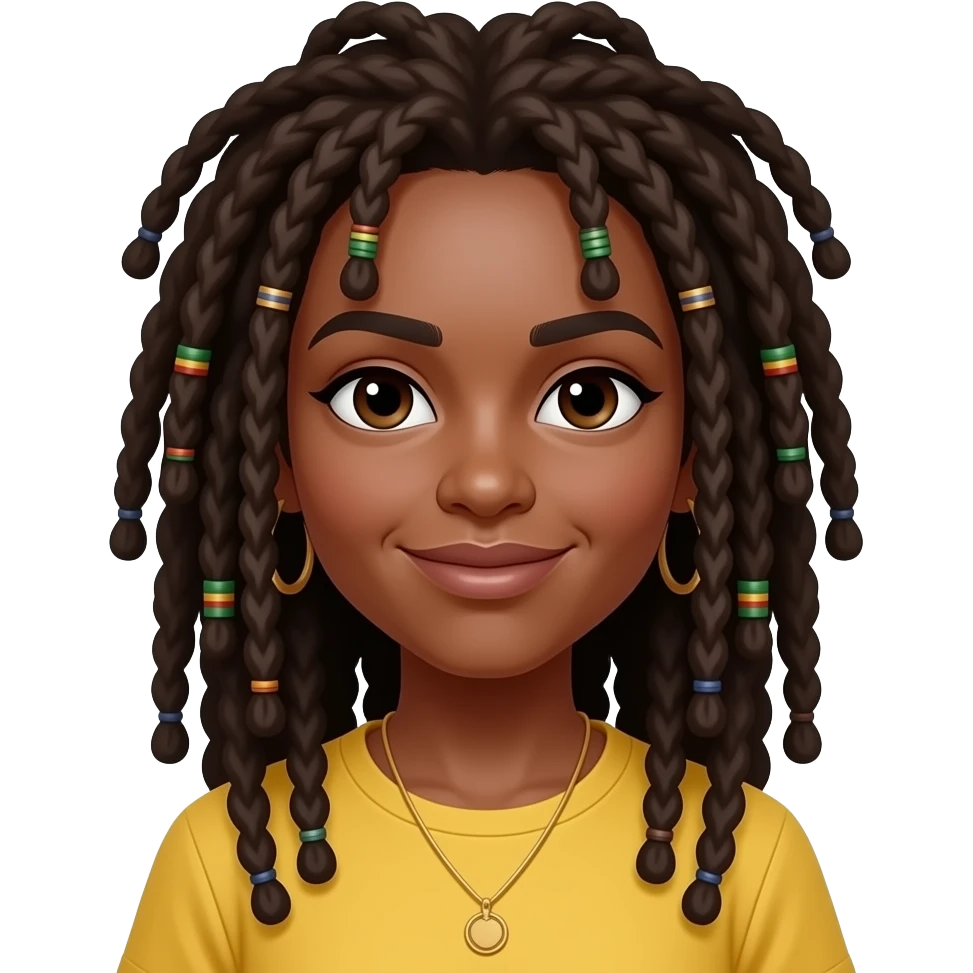 Rasta girl emoji